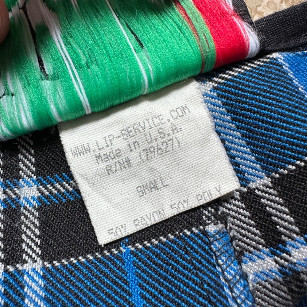 LIP SERVICE | Vintage Plaid Mini Skirt - Picture 8 of 9